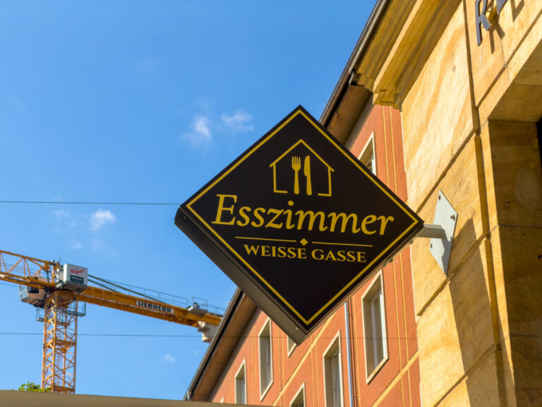 Esszimmer Schild