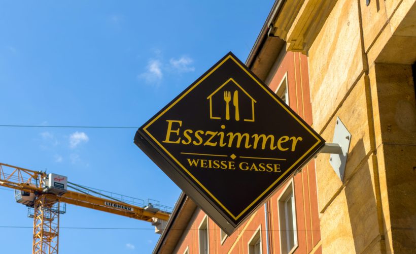 Esszimmer Schild